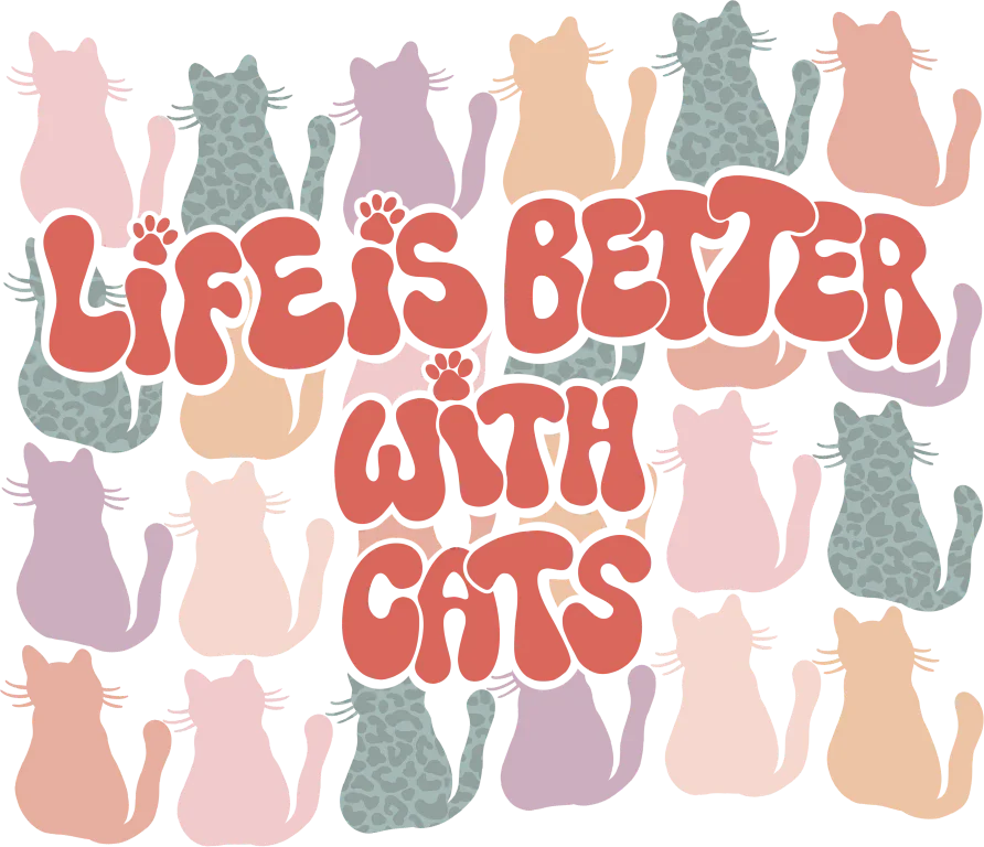 Cats DTF Transfers