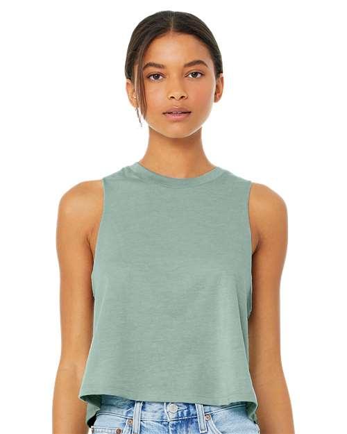Women's Racerback Crop Tank - 6682