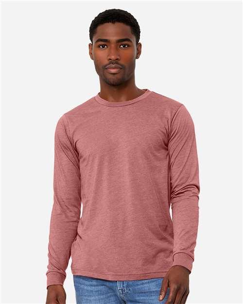 Heather CVC Long Sleeve Tee - 3501CVC