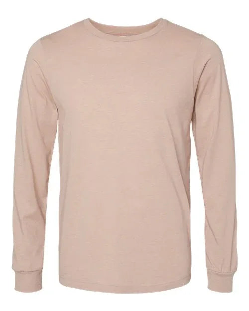 Heather CVC Long Sleeve Tee - 3501CVC