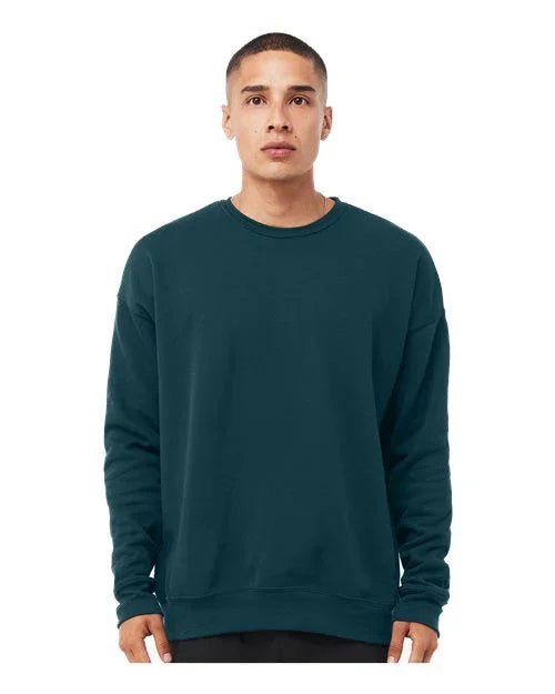 Unisex Sponge Fleece Drop Shoulder Crewneck Sweatshirt - 3945