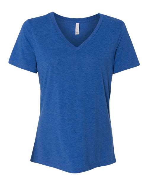 Women's Relaxed Triblend V-Neck Tee - 6415
