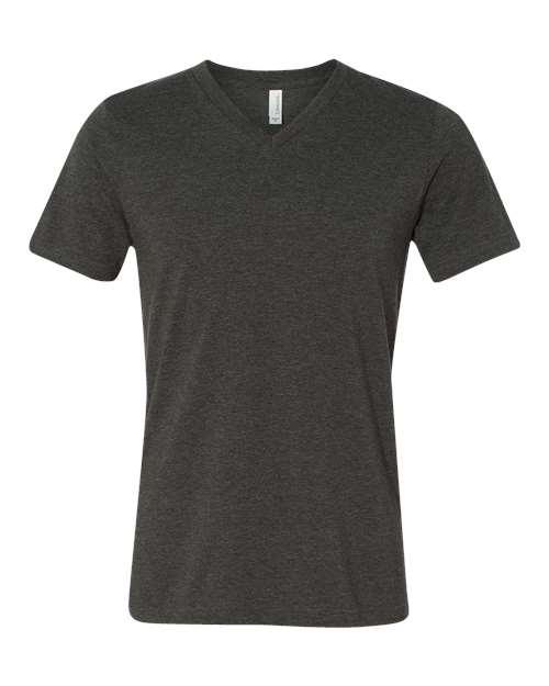Unisex Heather CVC V-Neck Tee - XS - Transfer Kingdom