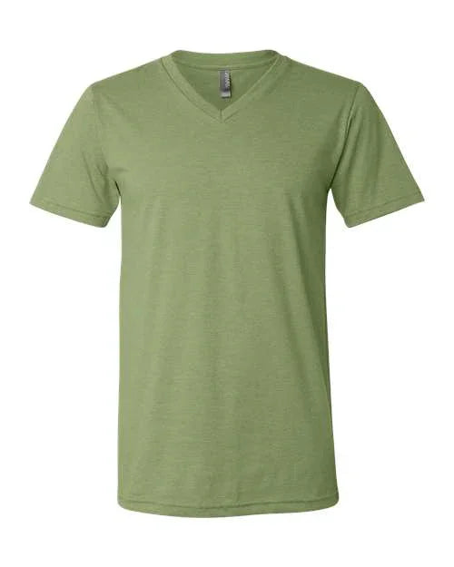 Unisex Heather CVC V-Neck Tee - XS - Transfer Kingdom