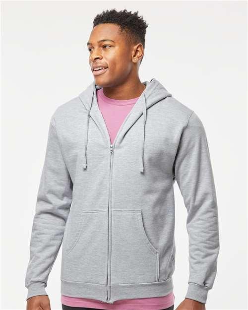 Unisex Full-Zip Hooded Sweatshirt - 331