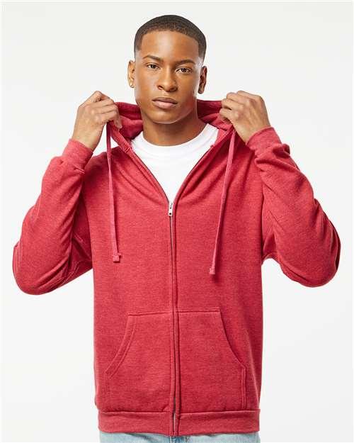 Unisex Full-Zip Hooded Sweatshirt - 331