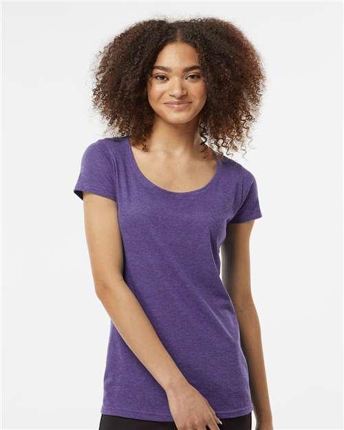 Women's Poly-Rich Scoop Neck T-Shirt - 243