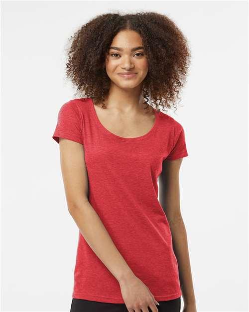 Women's Poly-Rich Scoop Neck T-Shirt - 243