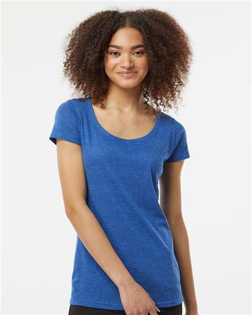 Women's Poly-Rich Scoop Neck T-Shirt - 243