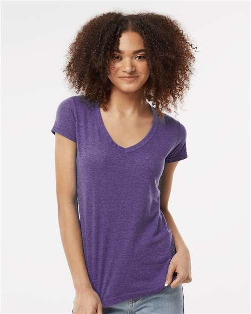 Women's Poly-Rich V-Neck T-Shirt - 244