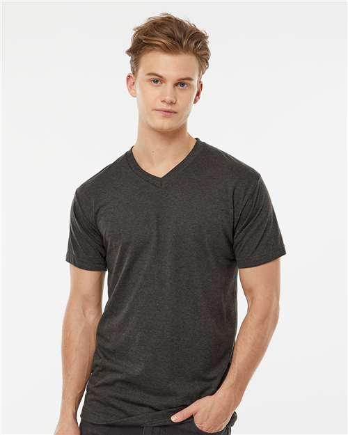 Men's Poly-Rich V-Neck T-Shirt - 207