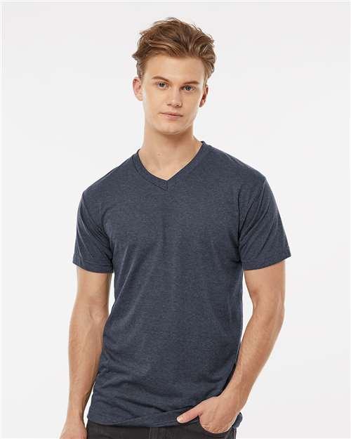 Men's Poly-Rich V-Neck T-Shirt - 207