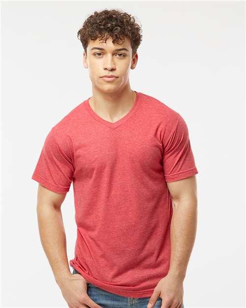 Men's Poly-Rich V-Neck T-Shirt - 207
