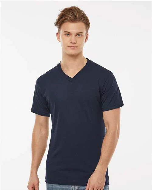 Men's Poly-Rich V-Neck T-Shirt - 207