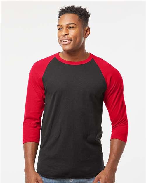 Unisex Fine Jersey Raglan T-Shirt - 245