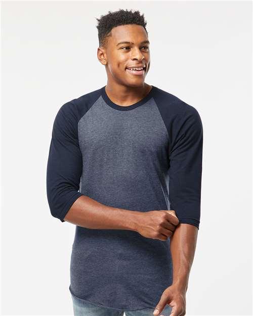 Unisex Fine Jersey Raglan T-Shirt - 245