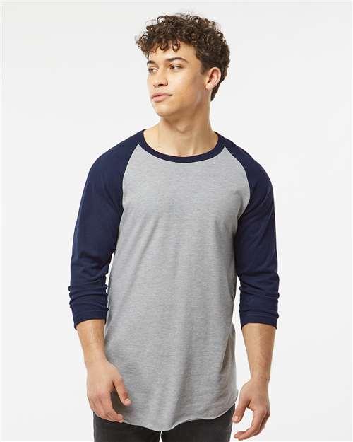 Unisex Fine Jersey Raglan T-Shirt - 245