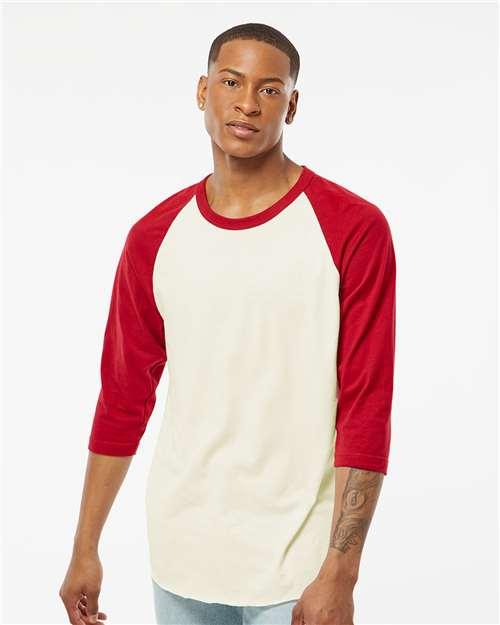 Unisex Fine Jersey Raglan T-Shirt - 245
