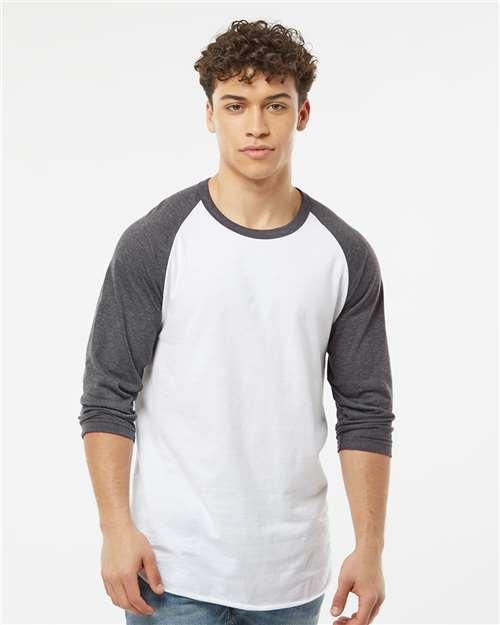 Unisex Fine Jersey Raglan T-Shirt - 245
