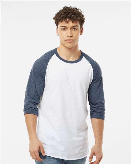 Unisex Fine Jersey Raglan T-Shirt - 245