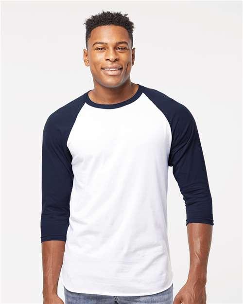 Unisex Fine Jersey Raglan T-Shirt - 245