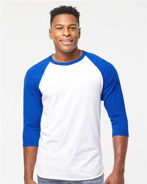 Unisex Fine Jersey Raglan T-Shirt - 245