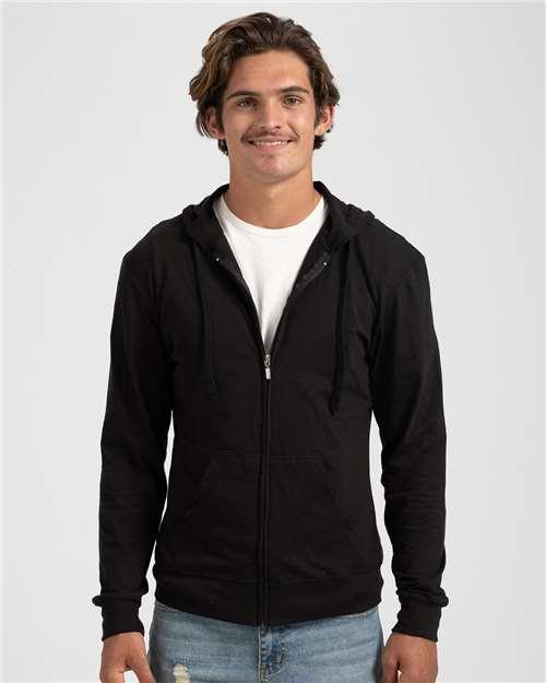 Unisex Beach Full-Zip Hooded Long Sleeve T-Shirt - 260