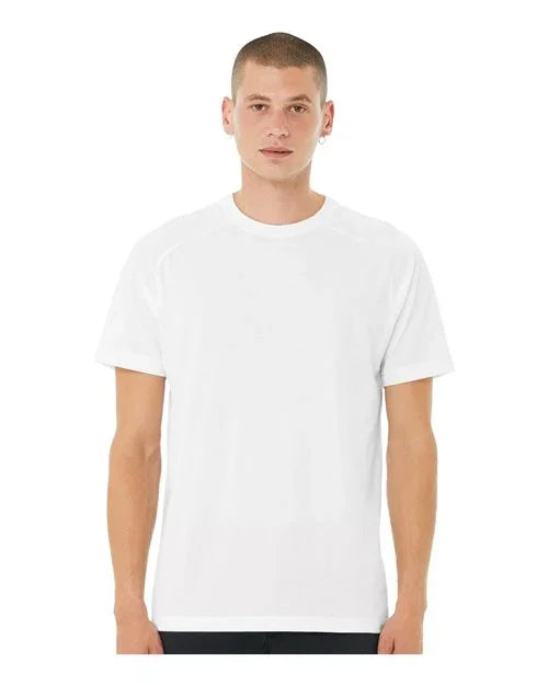 Men's Heather CVC Raglan Tee - 3201
