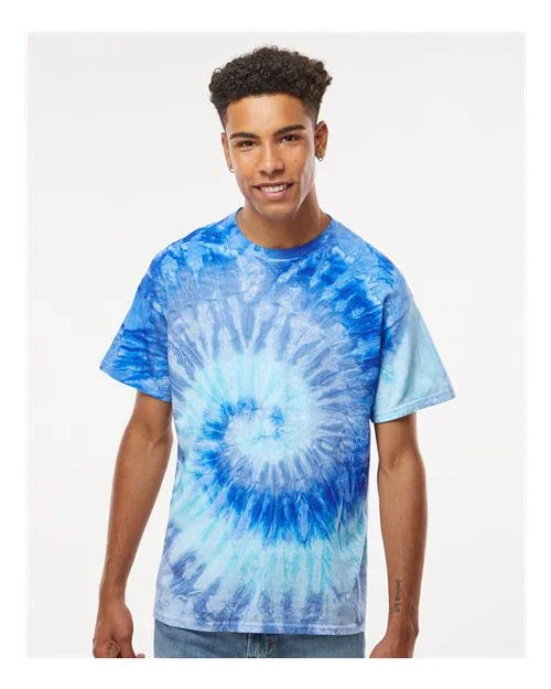 Unisex Multi-Color Tie-Dyed T-Shirt - 1000