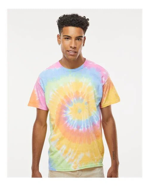 Unisex Multi-Color Tie-Dyed T-Shirt - 1000