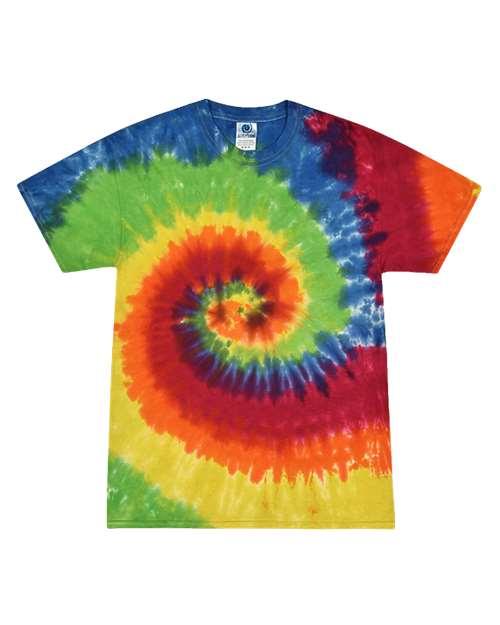 Unisex Multi-Color Tie-Dyed T-Shirt - 1000
