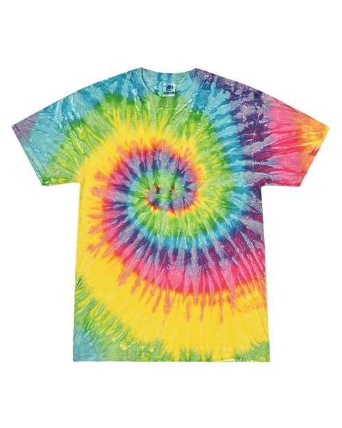 Unisex Multi-Color Tie-Dyed T-Shirt - 1000
