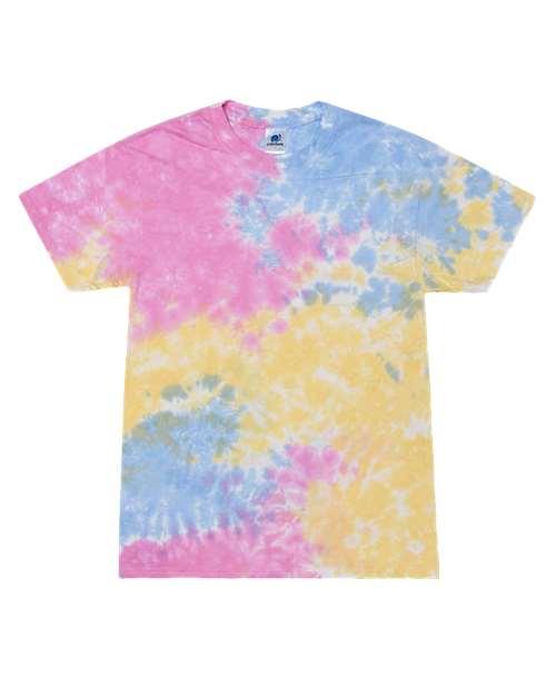 Unisex Multi-Color Tie-Dyed T-Shirt - 1000