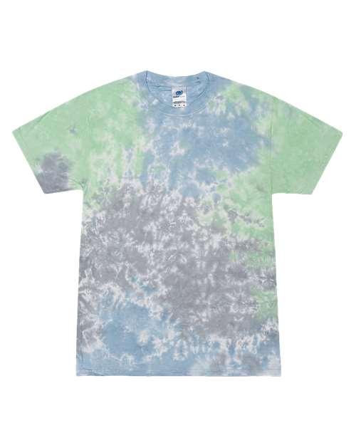 Unisex Multi-Color Tie-Dyed T-Shirt - 1000