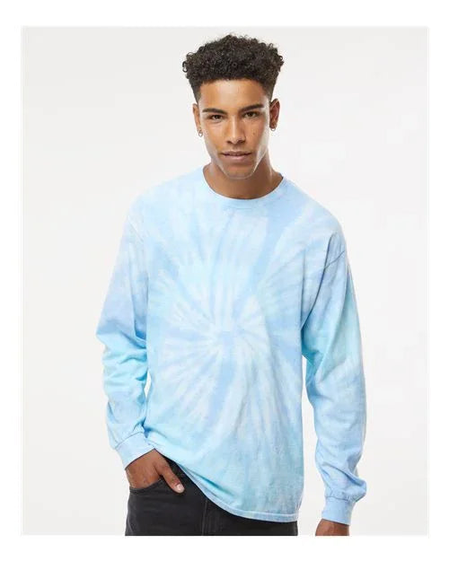 Unisex Tie-Dyed Long Sleeve T-Shirt - 2000
