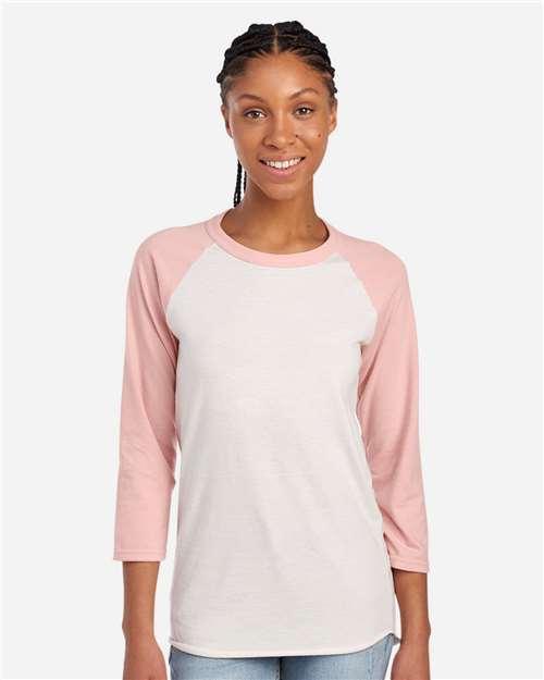 Premium Blend Ringspun Three-Quarter Sleeve Raglan Baseball T-Shirt - 560RR