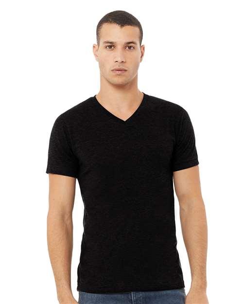 Unisex Heather CVC V-Neck Tee - XS - Transfer Kingdom