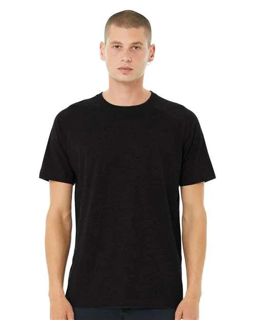 Men's Heather CVC Raglan Tee - 3201