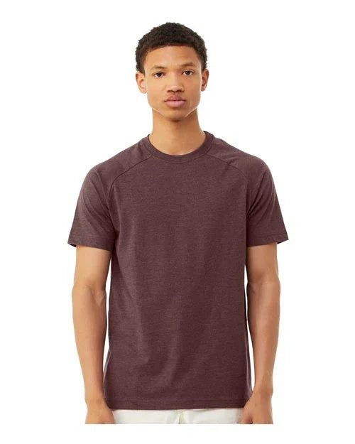 Men's Heather CVC Raglan Tee - 3201