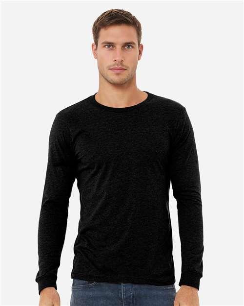 Heather CVC Long Sleeve Tee - 3501CVC