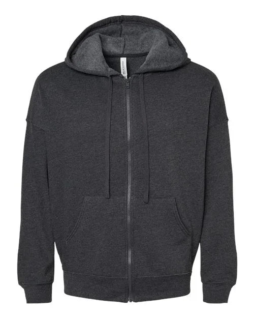 Unisex Sponge Fleece DTM Full-Zip Hoodie Sweatshirt - 3759