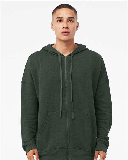 Unisex Sponge Fleece DTM Full-Zip Hoodie Sweatshirt - 3759