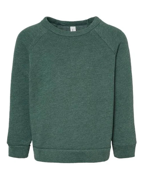 Toddler Sponge Fleece Raglan Crewneck Sweatshirt - 3901T