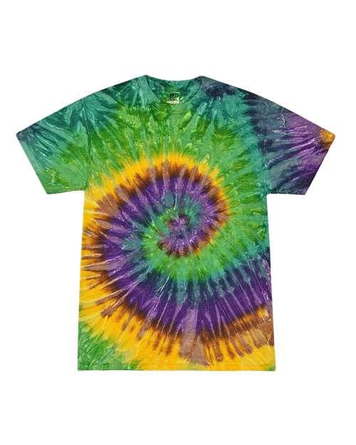 Unisex Multi-Color Tie-Dyed T-Shirt - 1000