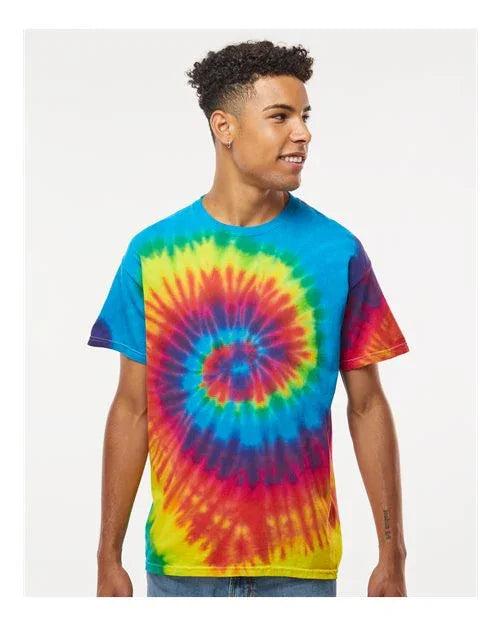 Unisex Multi-Color Tie-Dyed T-Shirt - 1000