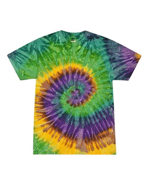 Youth Multi-Color Tie-Dyed T-Shirt - 1000Y