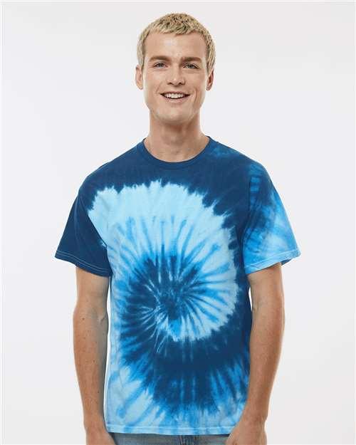 Unisex Multi-Color Tie-Dyed T-Shirt - 1000