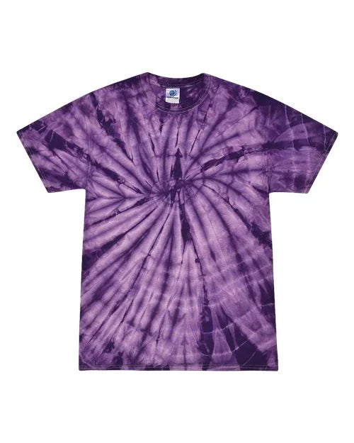 Youth Multi-Color Tie-Dyed T-Shirt - 1000Y