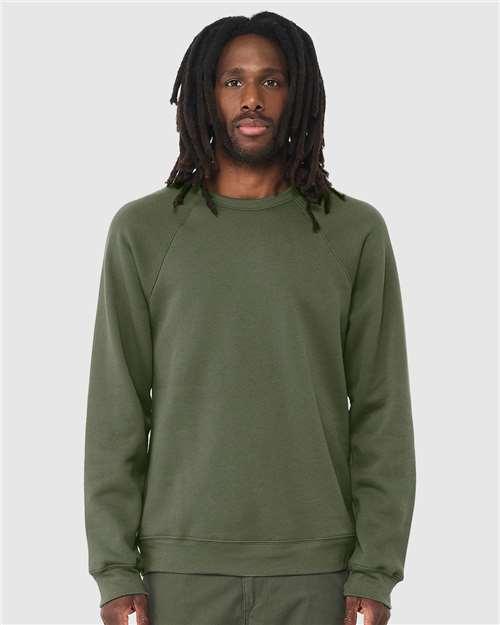 Unisex Sponge Fleece Raglan Crewneck Sweatshirt - 3901