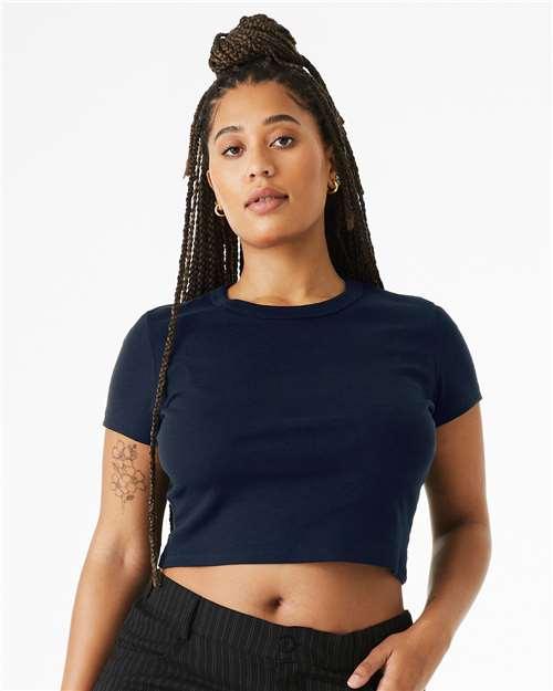 Women's Micro Rib Baby Tee - 1010